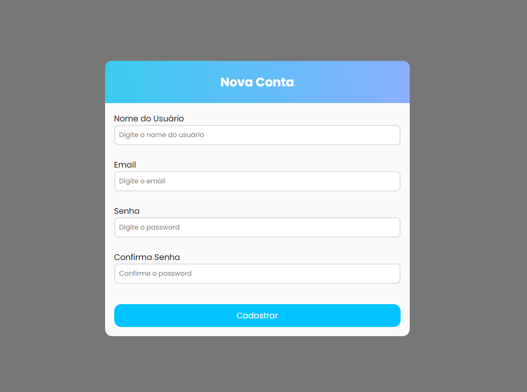 Formulario html css e javascrip